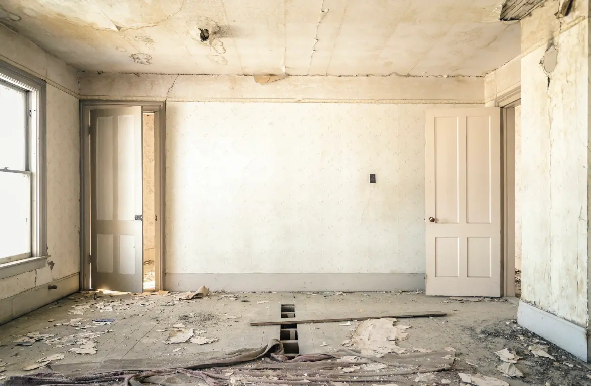 Waste disposal crew managing a cleanout project in Port Townsend