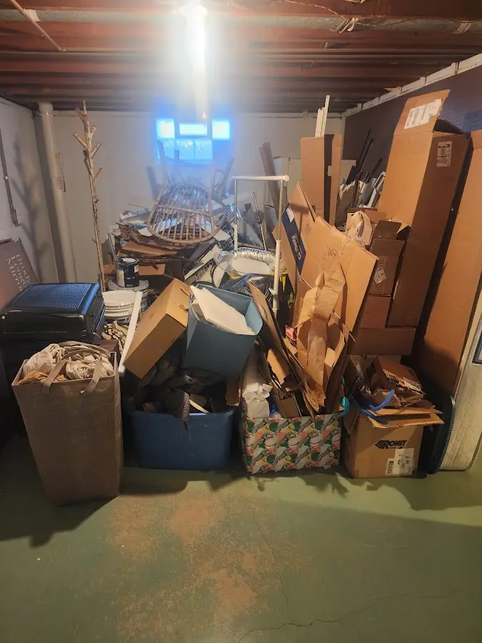 Roll-off dumpster container at job site for Yard Waste Dumpster Rental in Port Townsend